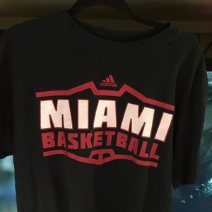 adidas Shirts - Adidas Mens Miami’s heat Basketball t-shirt adidas Shirts - Adidas Mens Miami’s heat Basketball t-shirt
